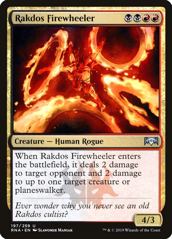 Rakdos Firewheeler (RNA) (197)