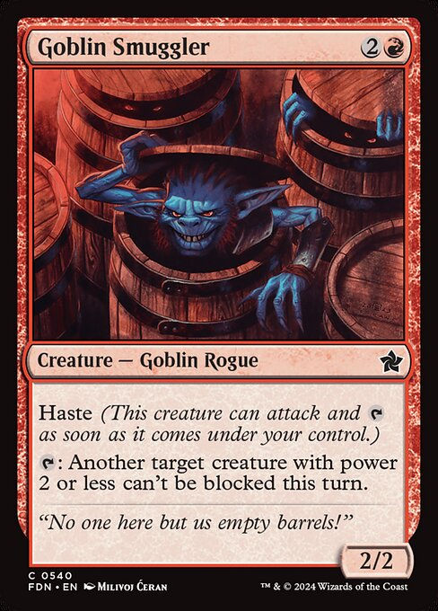 Goblin Smuggler (FDN) (540) (Beginner)