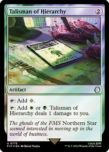 Talisman of Hierarchy (pip) (775) / Surge Foil