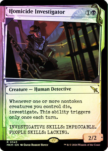 Homicide Investigator (mkm) (343) / Showcase Foil