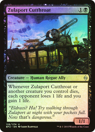 Zulaport Cutthroat (BFZ) (126) / Foil