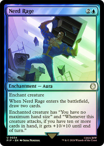 Nerd Rage (pip) (34) / Foil