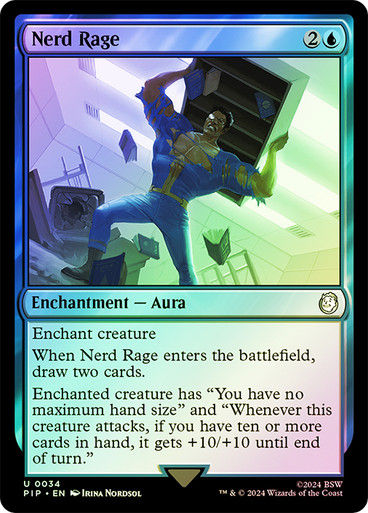 Nerd Rage (pip) (34) / Foil