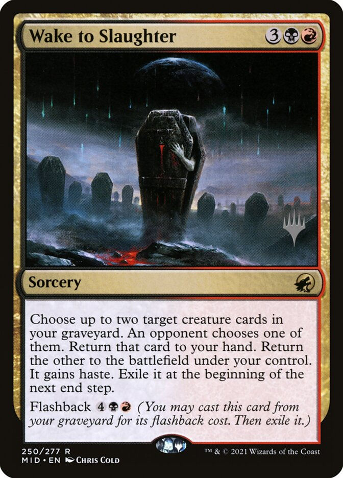 Wake to Slaughter (PMID) (250p)