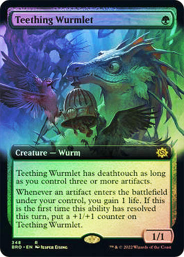 Teething Wurmlet (BRO) / Extended Art Foil