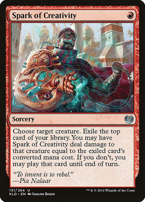 Spark of Creativity (KLD)