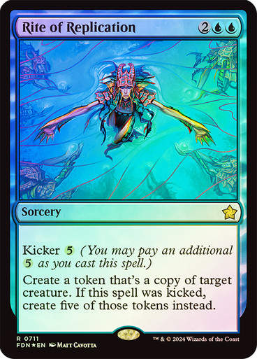 Rite of Replication (FDN) (711) / Foil (Starter)