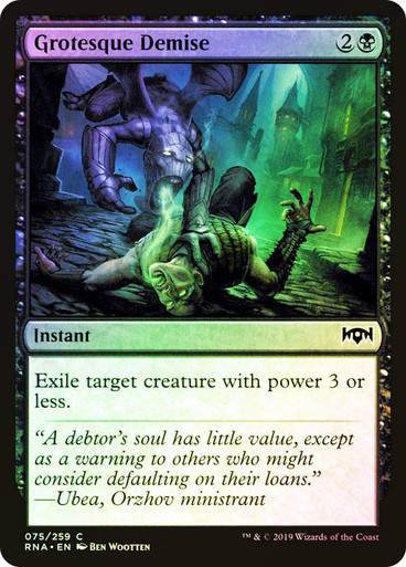 Grotesque Demise (RNA) (75) / Foil
