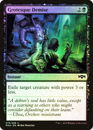 Grotesque Demise (RNA) (75) / Foil