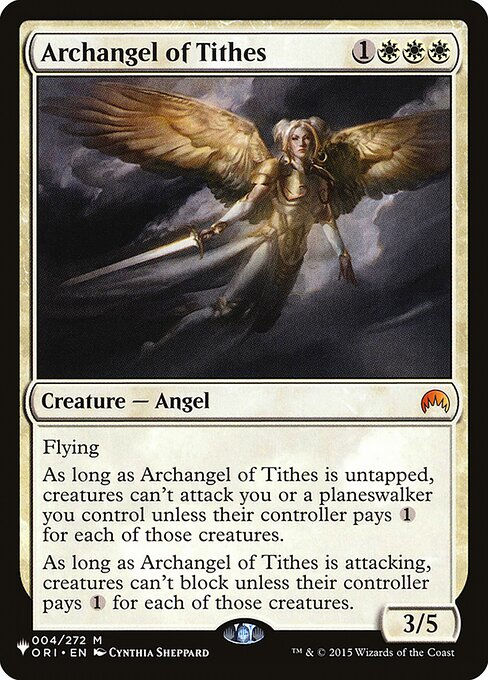 Archangel of Tithes (PLST) (ORI-4)