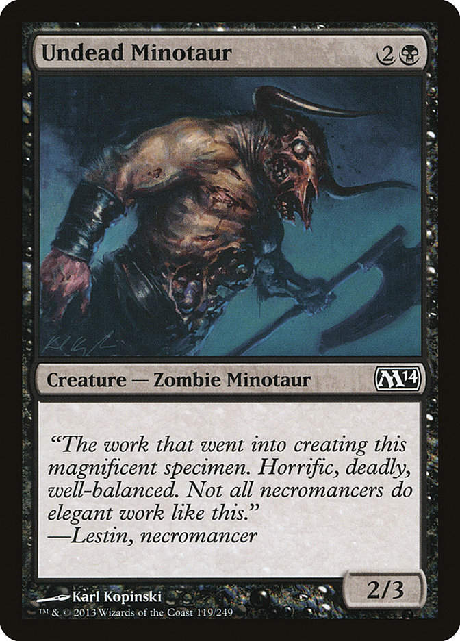 Undead Minotaur (M14) (119)