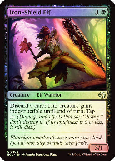 Iron-Shield Elf (ECL) (108) / Foil
