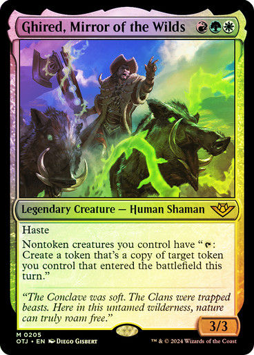 Ghired, Mirror of the Wilds (otj) (205) / Foil