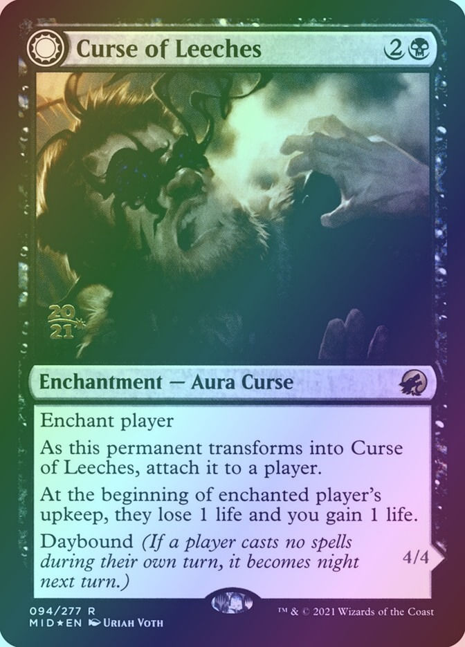 Curse of Leeches // Leeching Lurker (PMID) (94s) / Foil — cara 1 de 2