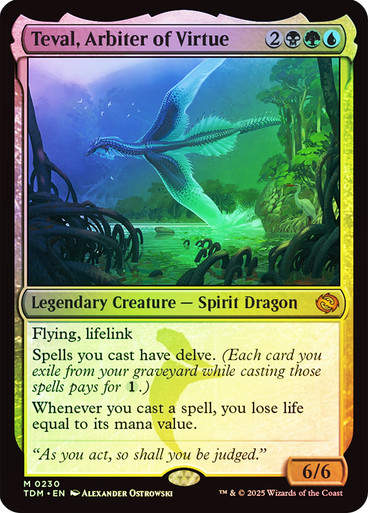 Teval, Arbiter of Virtue (TDM) (230) / Foil