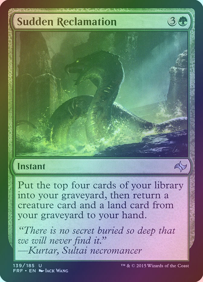 Sudden Reclamation (FRF) (139) / Foil