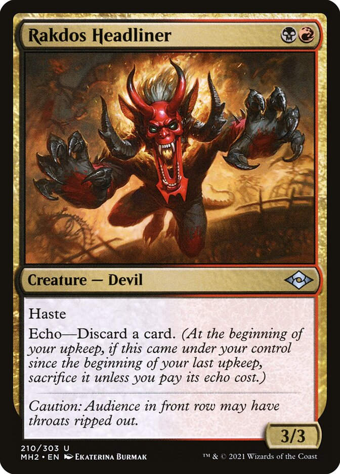 Rakdos Headliner (MH2) (210)