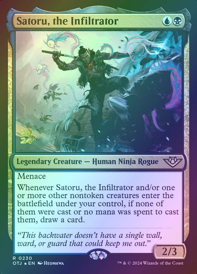 Satoru, the Infiltrator (POTJ) (230s) / Foil