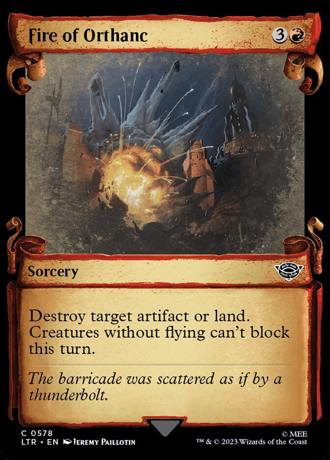 Fire of Orthanc (LTR) (578) / Showcase