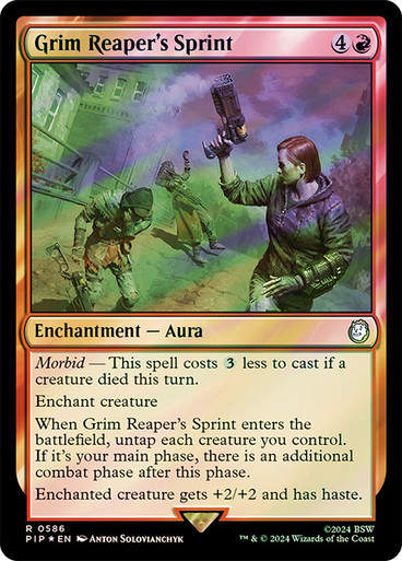 Grim Reaper's Sprint (pip) (586) / Surge Foil