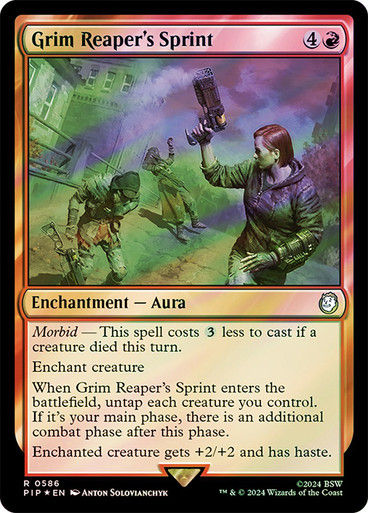Grim Reaper's Sprint (pip) (586) / Surge Foil