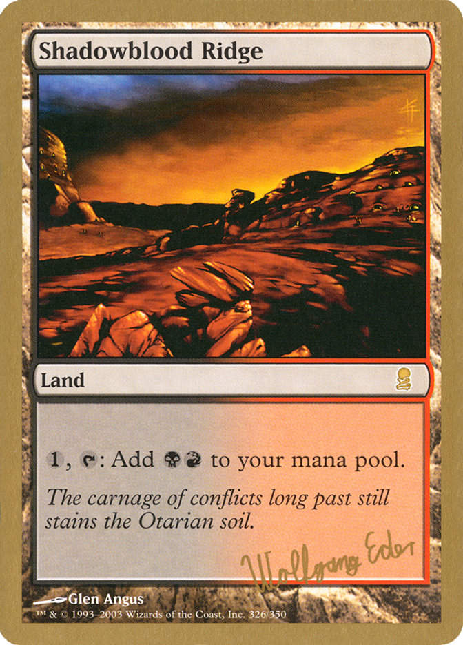 Shadowblood Ridge (WC03) (we326)