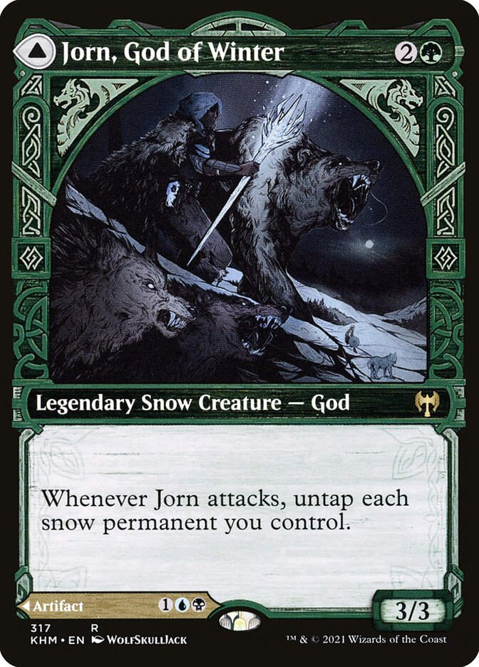 Jorn, God of Winter // Kaldring, the Rimestaff (KHM) (317) / Showcase