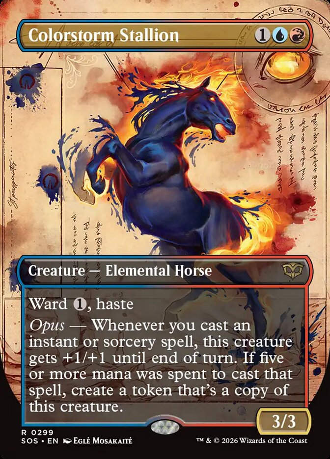 Colorstorm Stallion (SOS) (299) / Borderless / Showcase