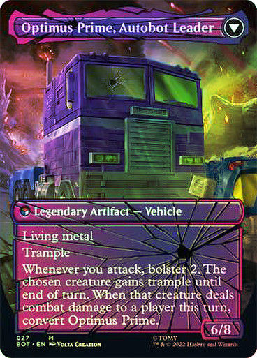 Optimus Prime, Hero // Optimus Prime, Autobot Leader (BOT) (27)  / Foil — cara 2 de 2