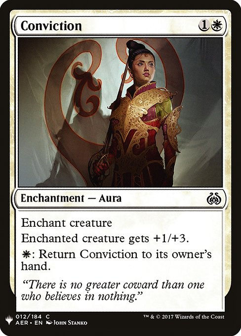 Conviction (PLST) (AER-12)