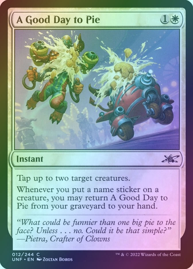 A Good Day to Pie (UNF) (12) / Foil