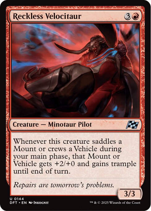 Reckless Velocitaur (DFT) (144)