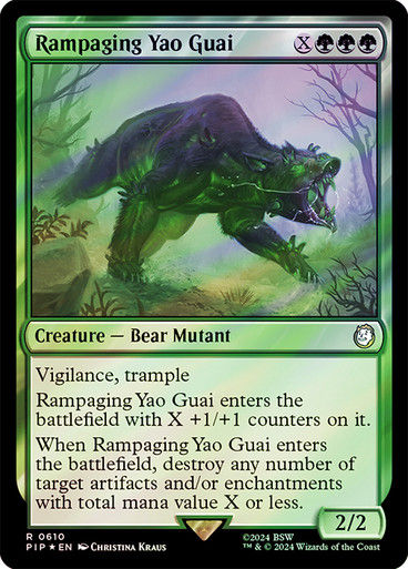 Rampaging Yao Guai (pip) (610) / Surge Foil