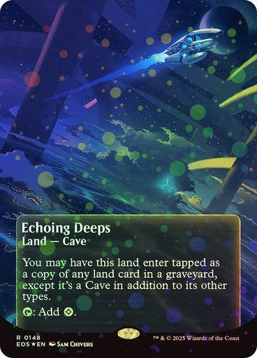 Echoing Deeps (EOS) (148) / Borderless Galaxy Foil