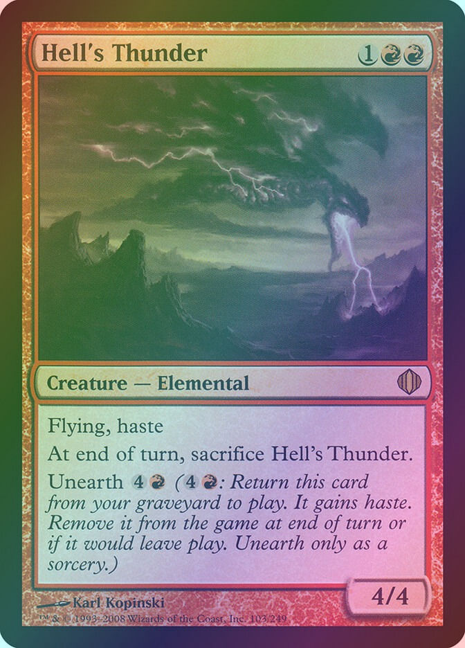 Hell's Thunder (ALA) (103) / Foil