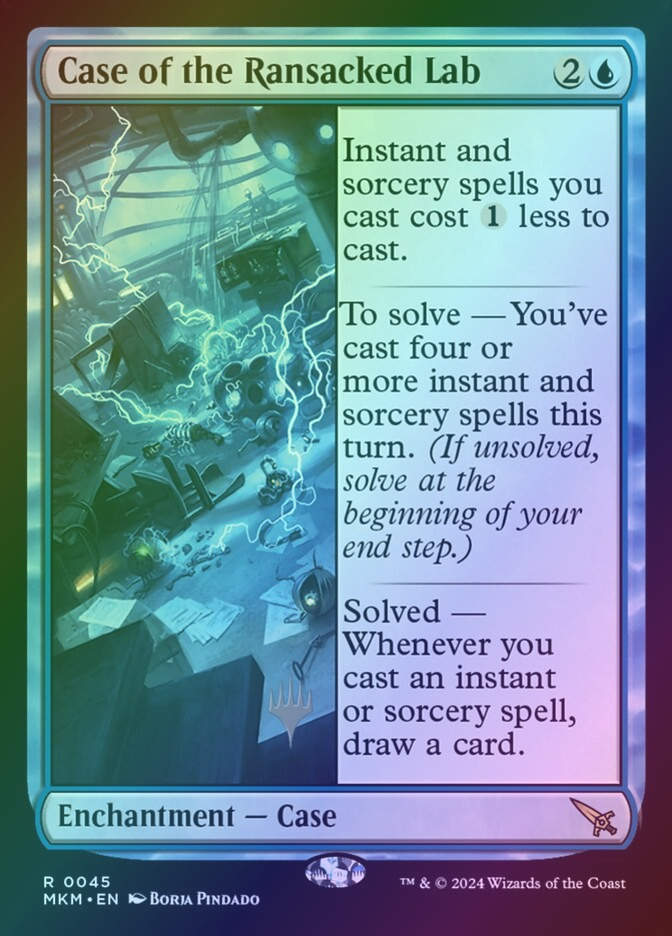 Case of the Ransacked Lab (PMKM) (45p) / Foil