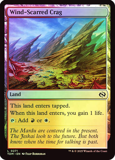 Wind-Scarred Crag (TDM) (271) / Foil