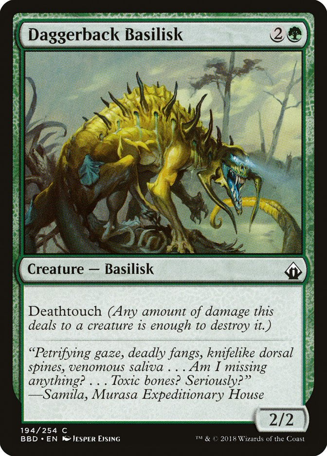 Daggerback Basilisk (BBD) (194) / Foil