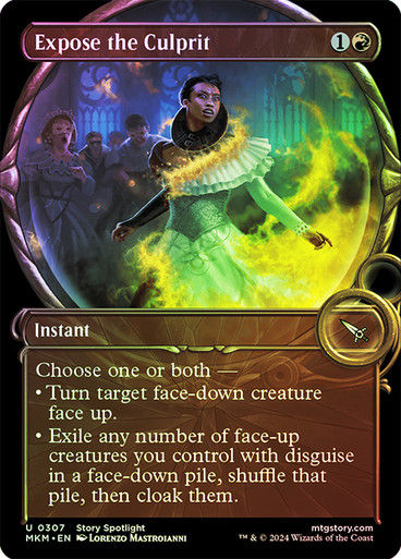 Expose the Culprit (mkm) (307) / Showcase Foil