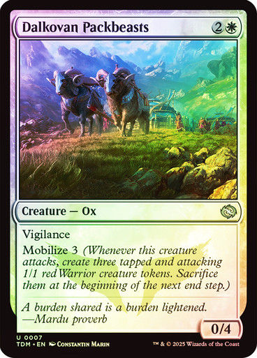 Dalkovan Packbeasts (TDM) (7) / Foil