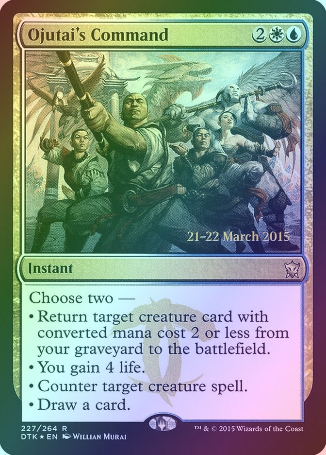 Ojutai's Command (PDTK) (227s) / Foil