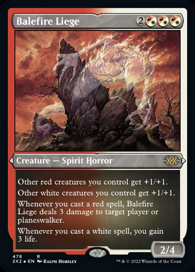 Balefire Liege (2X2) / Etched Foil
