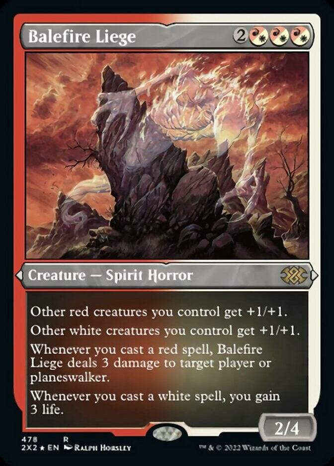 Balefire Liege (2X2) / Etched Foil