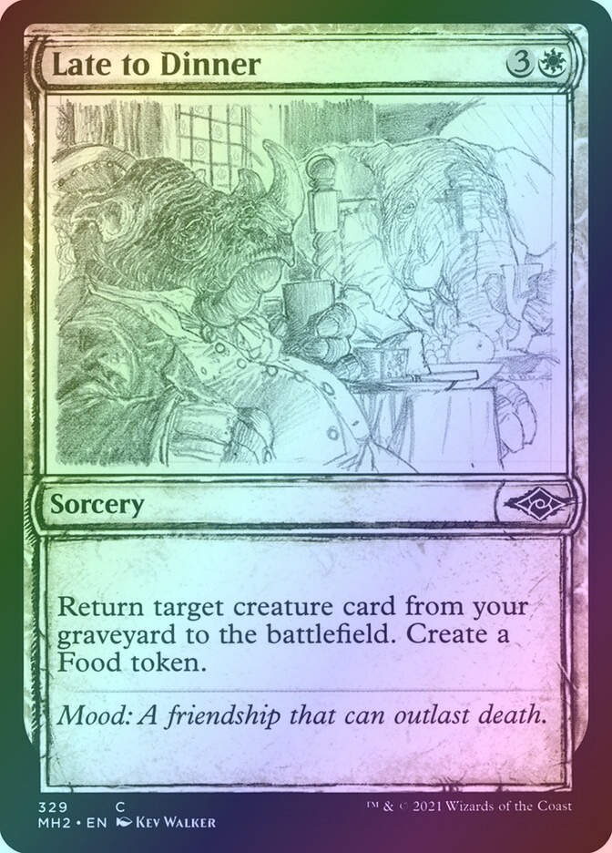 Late to Dinner (MH2) (329) / Showcase / Foil