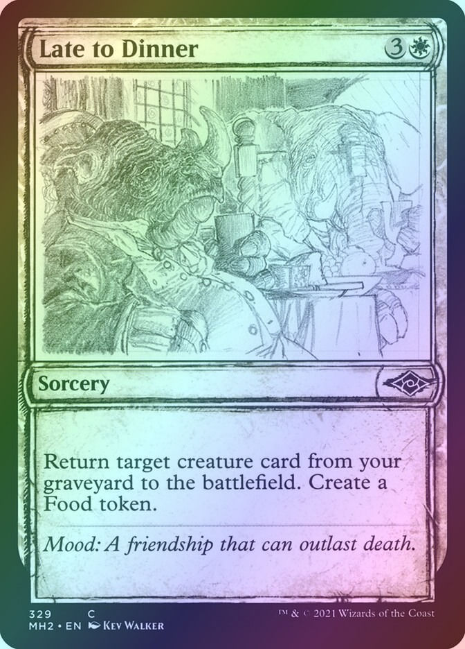 Late to Dinner (MH2) (329) / Showcase / Foil