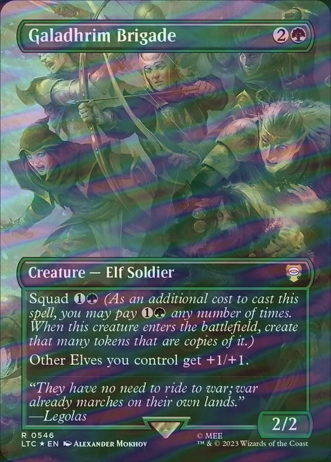 Galadhrim Brigade (LTC) (546) / Borderless / Surge Foil