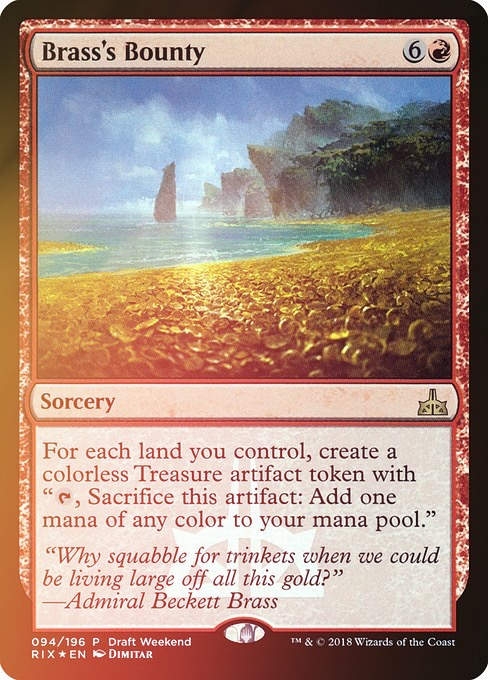 Brass's Bounty (prix) (94) / Draft Weekend Foil
