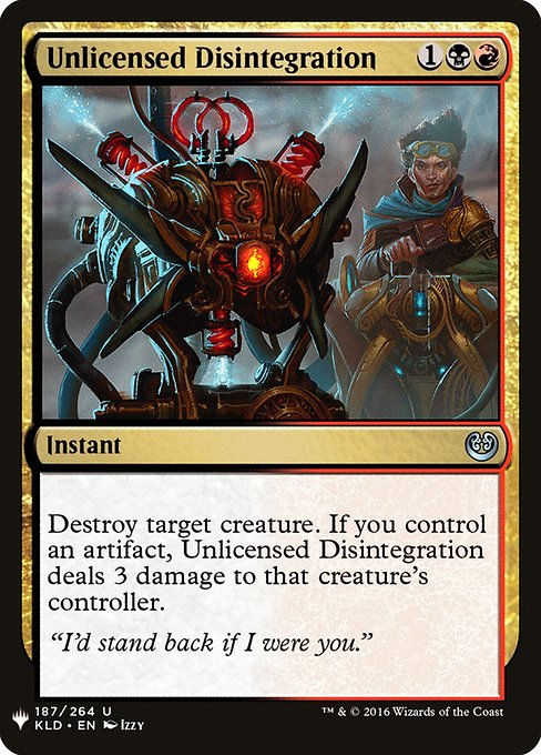 Unlicensed Disintegration (PLST) (KLD-187)