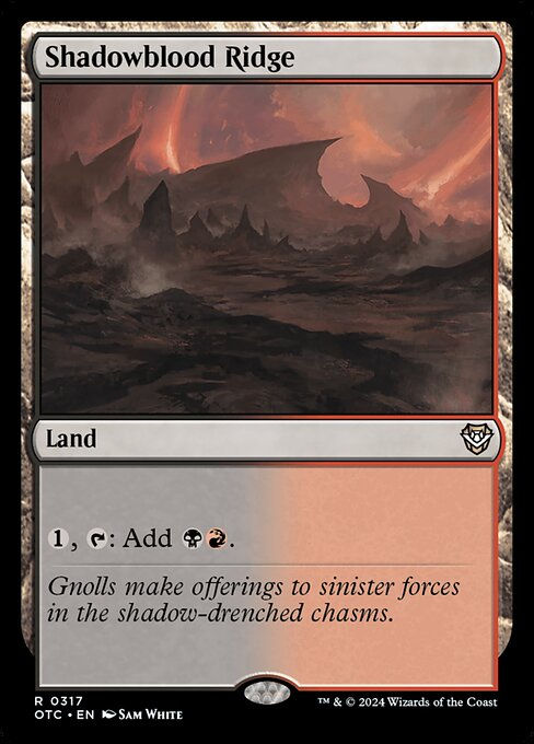 Shadowblood Ridge (otc) (317)