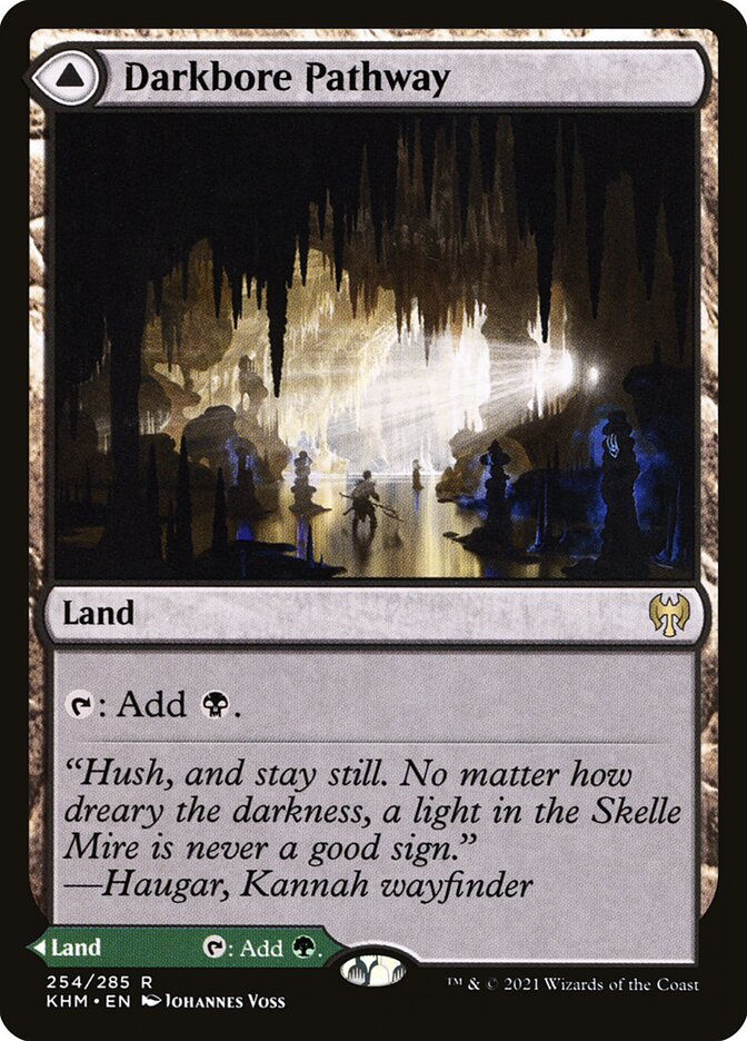 Darkbore Pathway // Slitherbore Pathway (KHM) (254) — cara 1 de 2